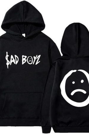 Sad Boy Fashion Hoodies Funny Vintage Hoodie Music Lovers Fans Gifts