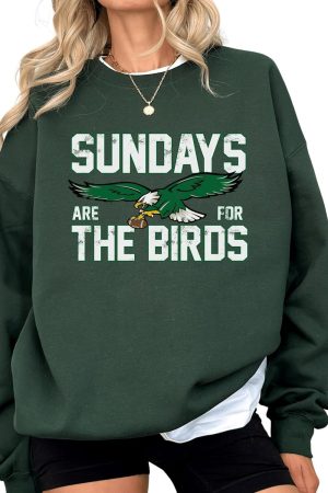 Sundays Are For The Birds Sweatshirt Game Day Apparel Gift For Sports Fans