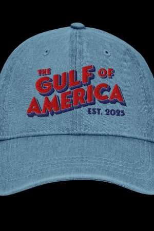 The Gulf Of America Est 2025 Embroidered Hat Trump 2025 Hat Gifts For Dad