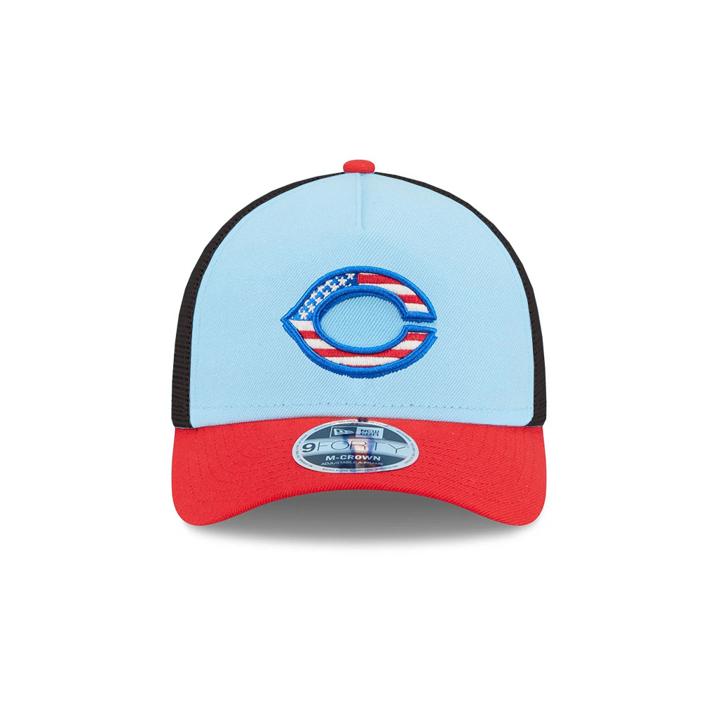 Cincinnati Reds 4th Of July Hat 2025 MLB Independence Day Merch Trucker Hat Best Gifts For Fans