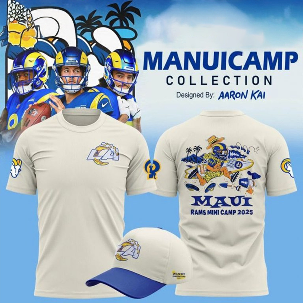 Los Angeles Rams Maui Rams Mini Camp 2025 Shirt Los Angeles Rams Merch Football Fan Gift Ideas