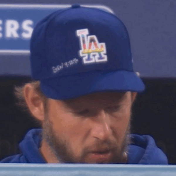 Custom Clayton Kershaw Pride Hat Embroidered Dodgers Bible Verse Genesis 9 12 16 Hat - Image 3