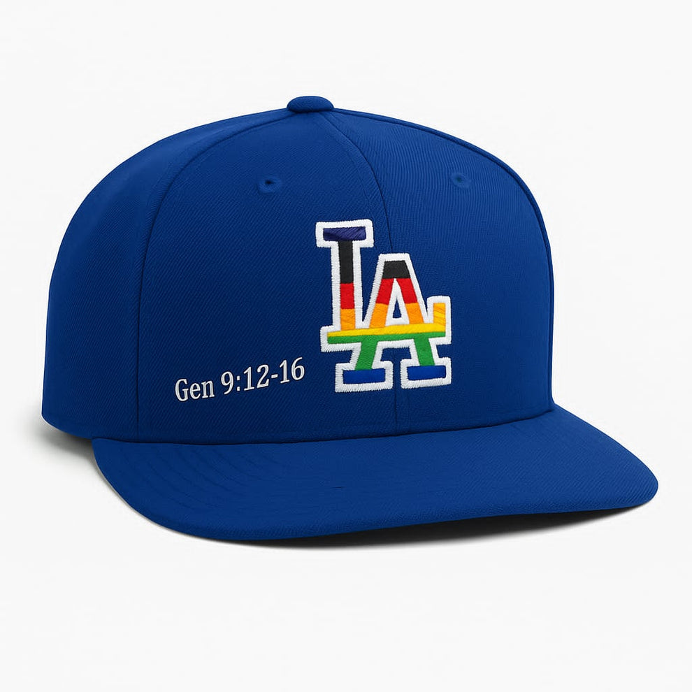 Custom Clayton Kershaw Bible Verse Hat Embroidered Los Angeles Dodgers Pride Hat Kershaw Merch