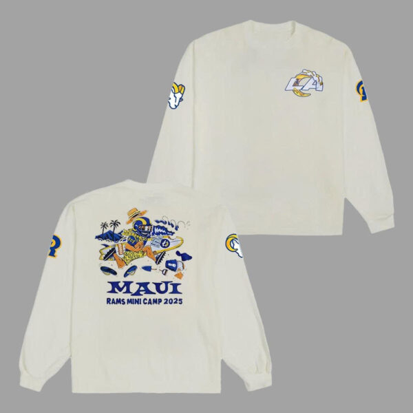 Los Angeles Rams Maui Rams Mini Camp 2025 Shirt Los Angeles Rams Merch Football Fan Gift Ideas - Image 4